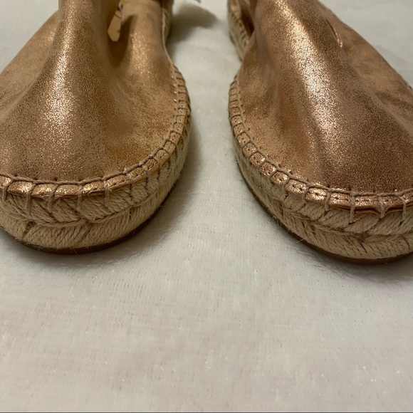 Universal Thread Women's Clara Rose Gold Espadrille Flat Mules - Picture 6 of 8